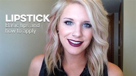 Lipstick Basic How To Youtube