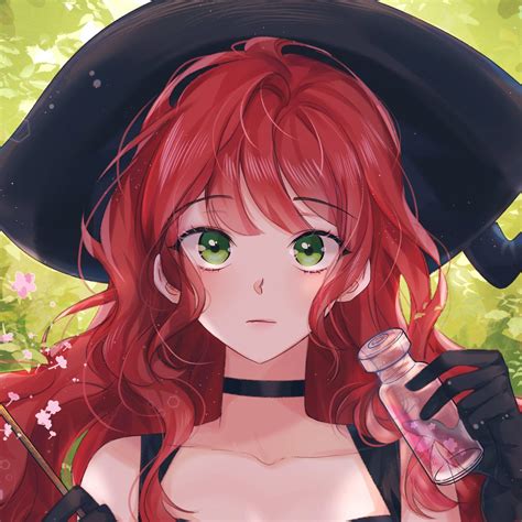 Collection 92 Images Anime Girl With Red Hair And Green Eyes Latest