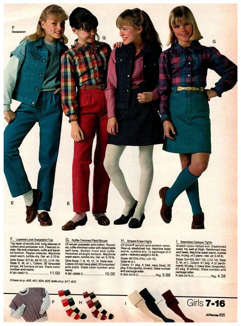 The Hottest 80s Styles For Teens And Tweens Ruffle Trimmed Plaid