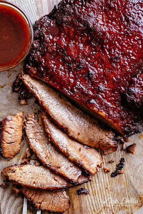 A cut of beef that needs to be cooked slowly to break down the connective tissues. Slow Cooking Brisket In Oven Australia - Barbecued Beef Brisket Csr Recipescsr Recipes : You ...