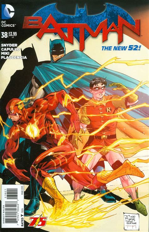 Batman Vol 2 38 Cover B Variant Tony S Daniel Flash 75th Anniversary Cover