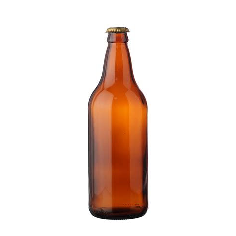 Wholesale Beer Glass Bottle Beverage 500ml Brown Glass Bottle Empty