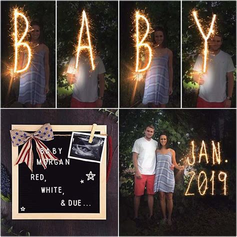 21 Cute 4th Of July Pregnancy Announcement Ideas Stayglam