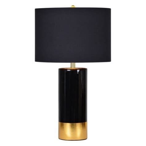 Renwil The Tuxedo Table Lamp In Black And Gold 1 Kroger