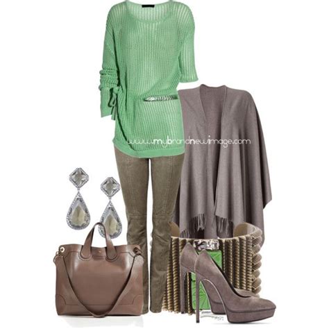 No 571 Browns And Greens Fall And Winter Style Fashion Polyvore