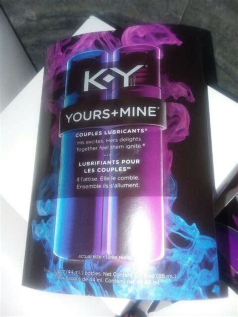 Personal Ky Yours And Mine Couples Lubricant Intimate Lube 3oz For Sale