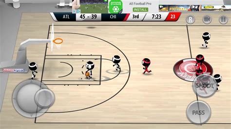 Stickman Basketball 2017 Android Gameplay 2 Youtube