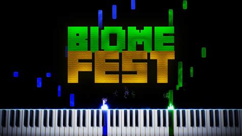 C418 Biome Fest From Minecraft Volume Beta Piano Tutorial Youtube