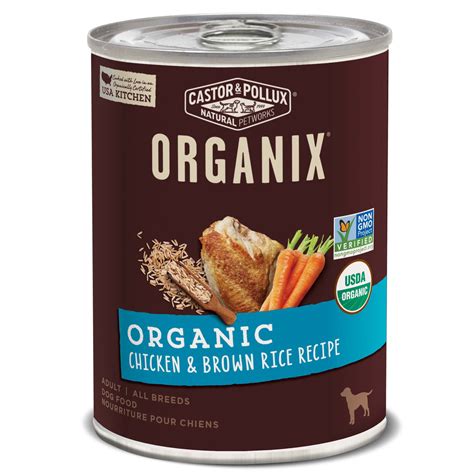 If you make a purchase through these links, we may earn a referral fee. Castor & Pollux Organix Organic Chicken & Brown Rice ...