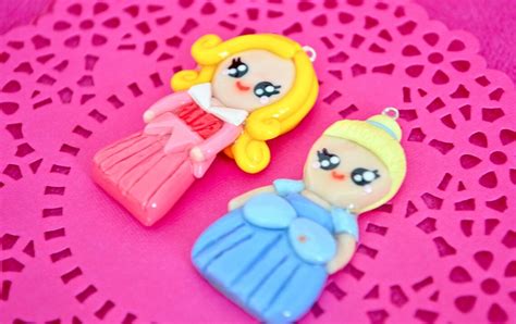 Disney Princess Polymer Clay Charms Etsy