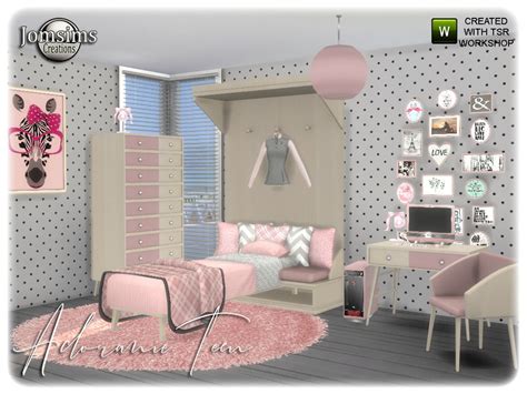 The Sims Resource Adoranie Teen Bedroom