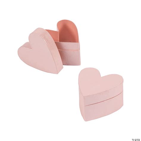 Pink Heart Shaped Favor Boxes Oriental Trading