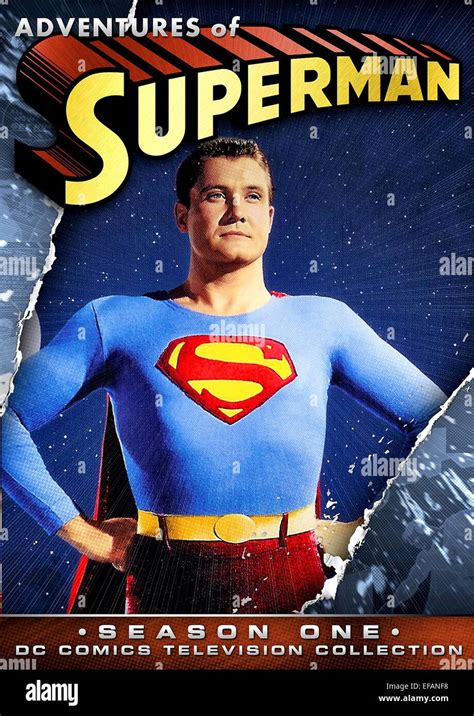 George Reeves Poster Adventures Of Superman 1952 Stock Photo Alamy