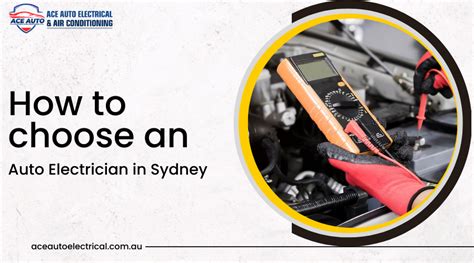 How To Choose An Auto Electrician In Sydney