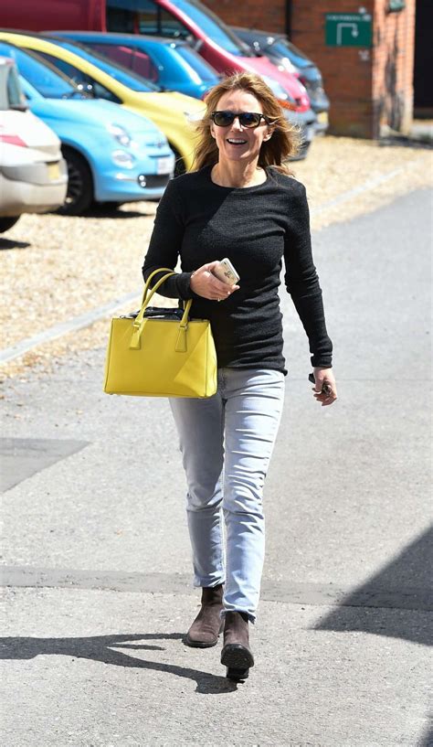 Geri Halliwell In Jeans Out And About In Yattendon 05 Gotceleb