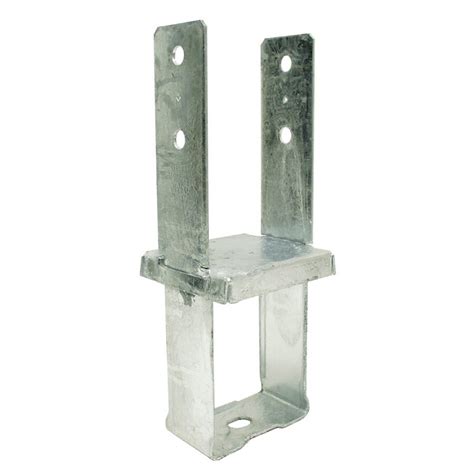 simpson strong tie steel hot dipped galvanized post base common 6 in actual 5 in at