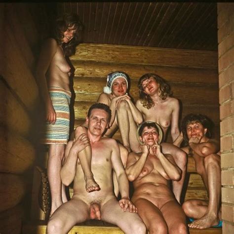 Mixed Nude Sauna Sex Cumception