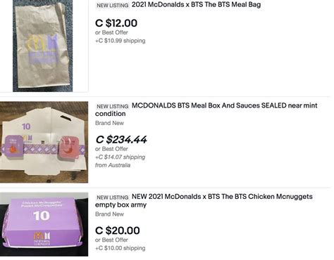 Bts and mcdonald's have joined forces to bring people a new collaborative meal that it will be mcdonald's and bts have partnered up to bring the next celebrity meal following successful. People are already reselling their McDonald's BTS Meal wrappers online