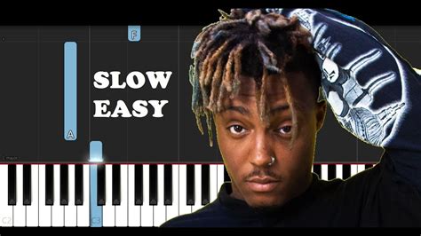 Juice Wrld Empty Slow Easy Piano Tutorial Youtube