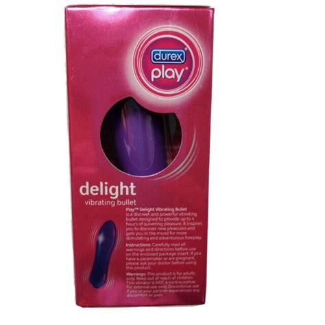 Durex Play Delight Vibrating Bullet For Quivering Stimulation Purple