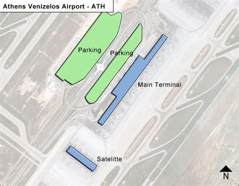 Athens Venizelos Ath Airport Terminal Map