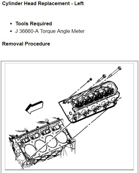 Cylinder Head Torque Specs Torque Specs For A 53 Engine Please