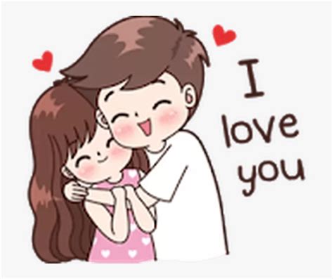 Cartoon Couple Love You Hd Png Download Is Free Transparent Png Image
