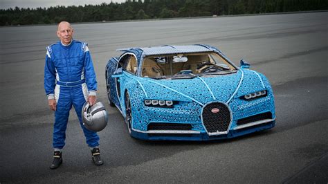 Insert the top speed key. Lego built a life-size Bugatti Chiron you can drive | CAR ...