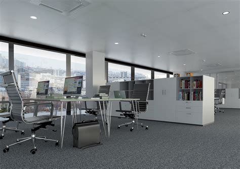 Realistic Design Modern Office 3d Cgtrader