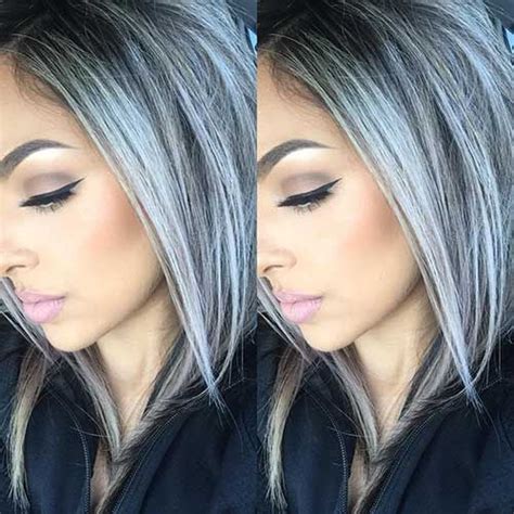 25 New Gray Hair Color Grey Ombre Hair Gray Hair