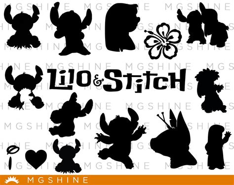 Lilo And Stitch Svg For Cricut Silhouette Lilo And Stitch Etsy
