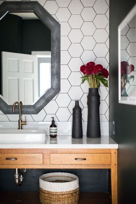 50 Unique Honeycomb Tile To Give Your Bathroom A New Look ~ Matchness