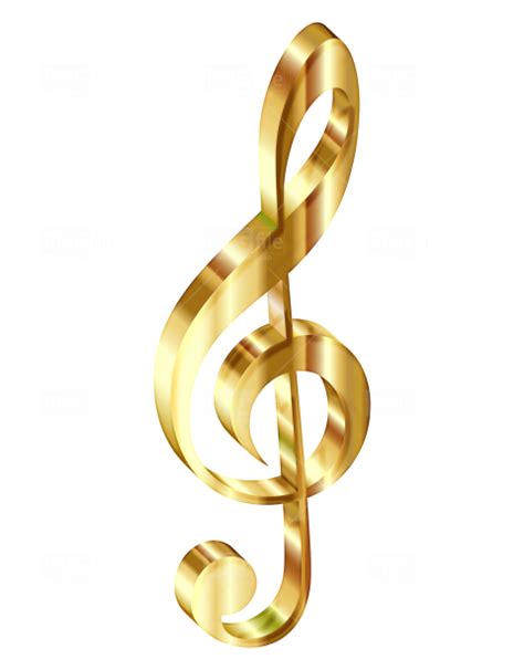 Clef Music Note 3d Png Free Download Photo 216 Free