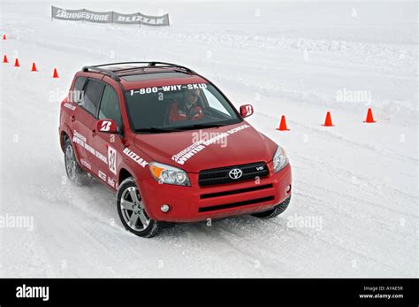 Driver Puts A Toyota Rav4 Through Its Paces On Track 1 At The