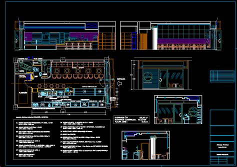 Caffee Bar Dwg Section For Autocad Designs Cad