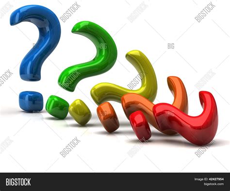 Colorful Question Mark Image And Photo Free Trial Bigstock