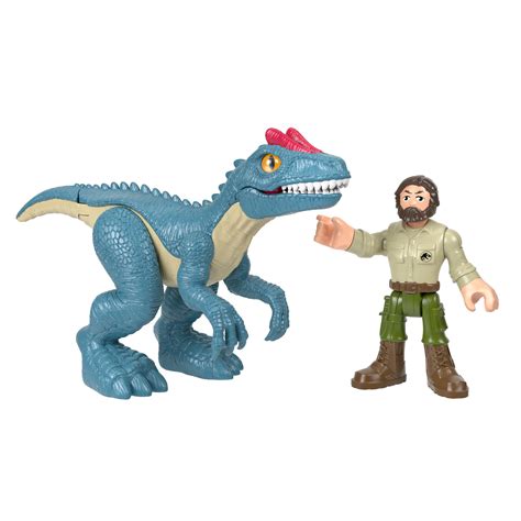 Imaginext Jurassic World Allosaurus Dinosaur And Ranger Figure