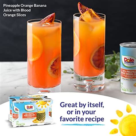 Dole Pineapple Orange Banana Juice 100 Fruit Juice With Added Vitamin
