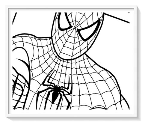 Dibujos Para Colorear Faciles De Spiderman 🥇 Dibujo Imágenes