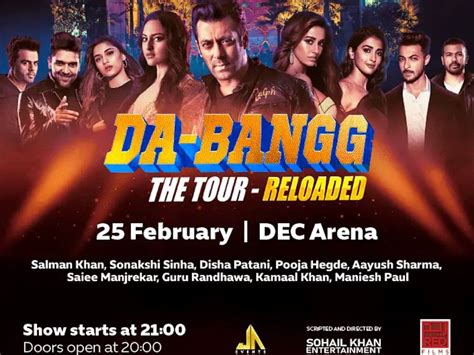 Salman Khans Da Bangg Tour Set To Dazzle At Expo 2020 Dubai