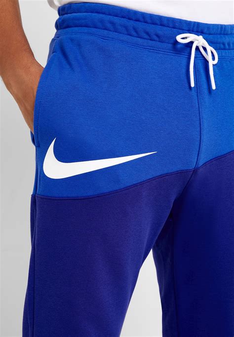 Buy Nike Blue Nsw Swoosh Sweatpants For Men In Mena Worldwide