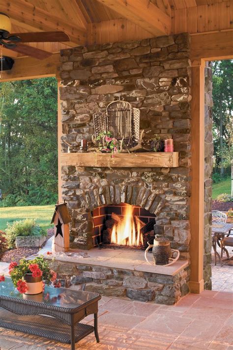 25 Stone Fireplace Ideas For A Cozy Nature Inspired Home Chimeneas