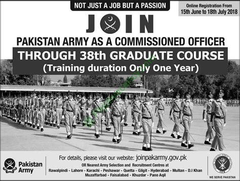 Pakistan Army 38th Graduate Course Pasban Forces School And Academy