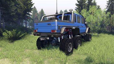 Mercedes Benz G65 Amg 6x6 Final Blue Pearl For Spin Tires