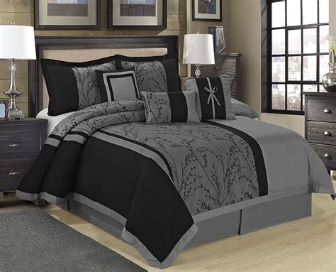 Unique Home Leticia Comforter 7 Piece Bed In A Bag Ruffled Clearance