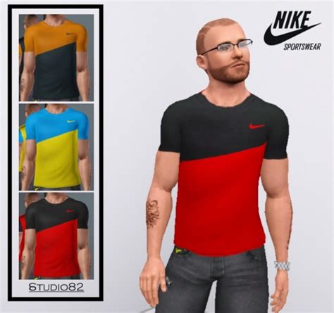 Mod The Sims Nike Sportswear Tees Set 1