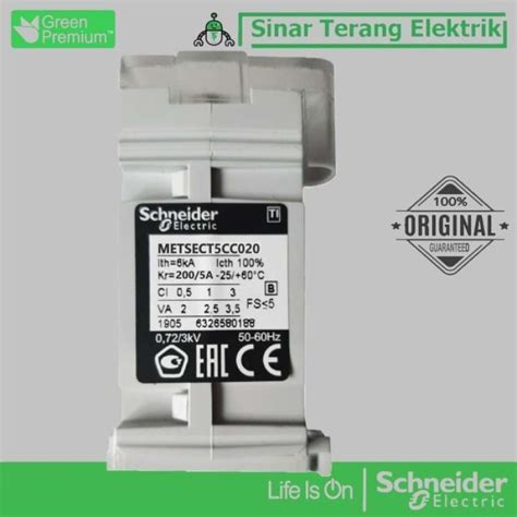 Promo Schneider Electric Current Transformer Ct 2005a Metsect5cc020