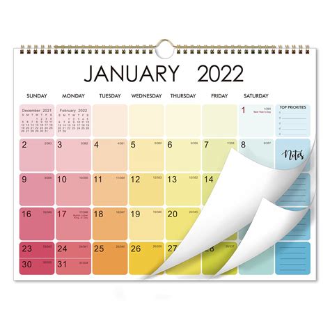 2022 Calendar 2022 Wall Calendar With Thick Paper 15 X 115