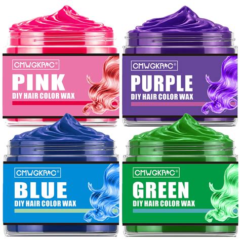 Buy 4 Colors Temporary Hair Color For Kids Green Pink Blue Purple Hair