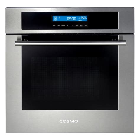 Cosmo 24 In 2 Cu Ft Single Electric Wall Oven W10 Functions True
